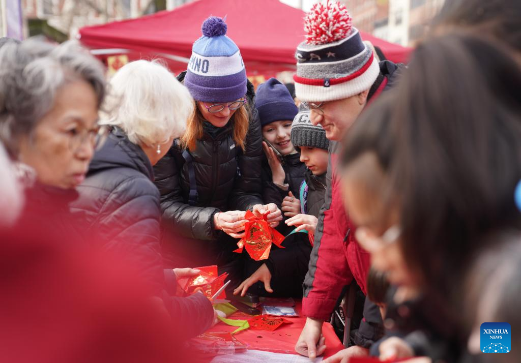 Chinese New Year celebration held in New York's Chinatown
