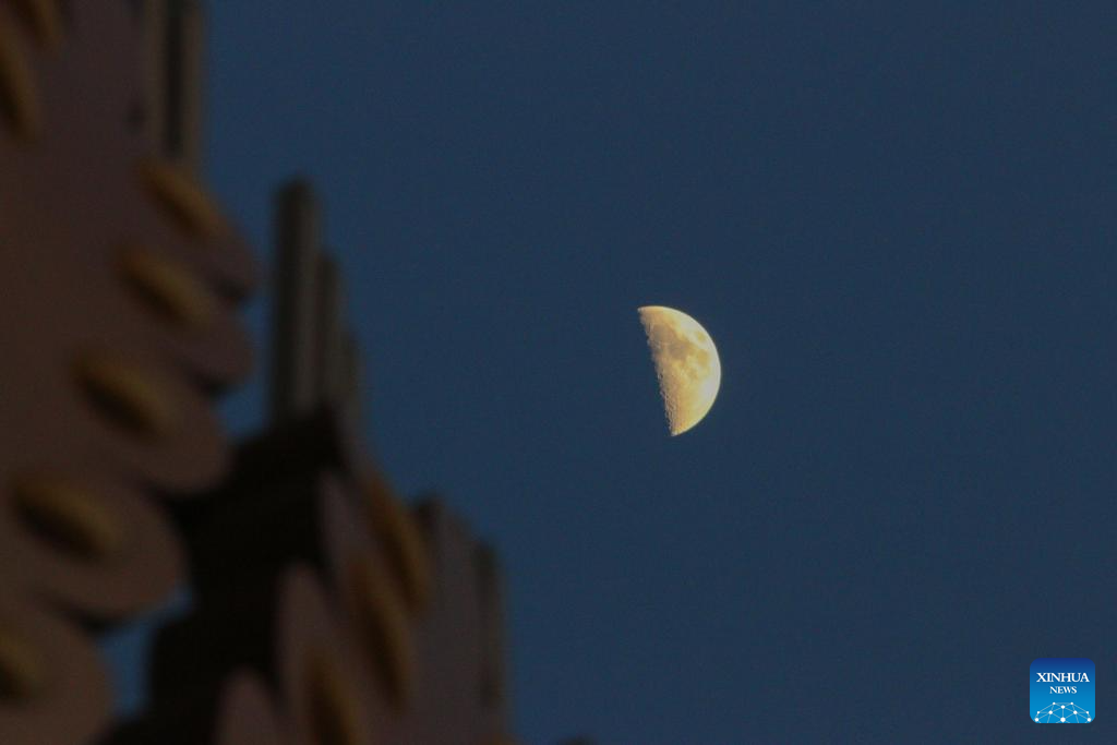 In pics: largest first quarter moon of 2026