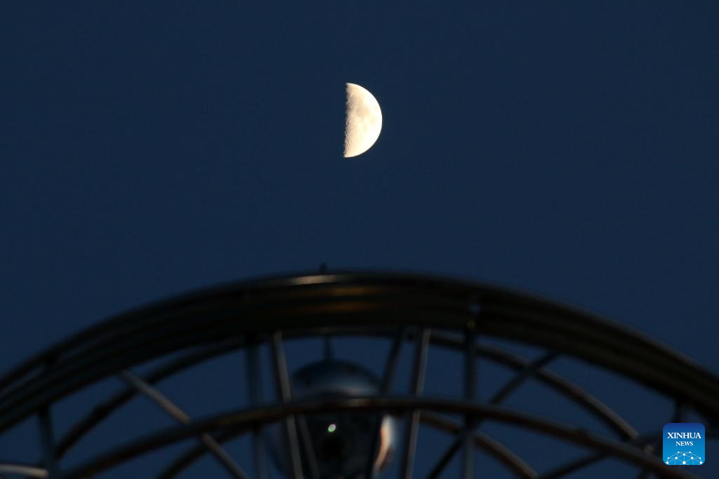 In pics: largest first quarter moon of 2026