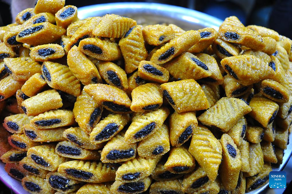 Various desserts provided during Ramadan in Tunis, Tunisia
