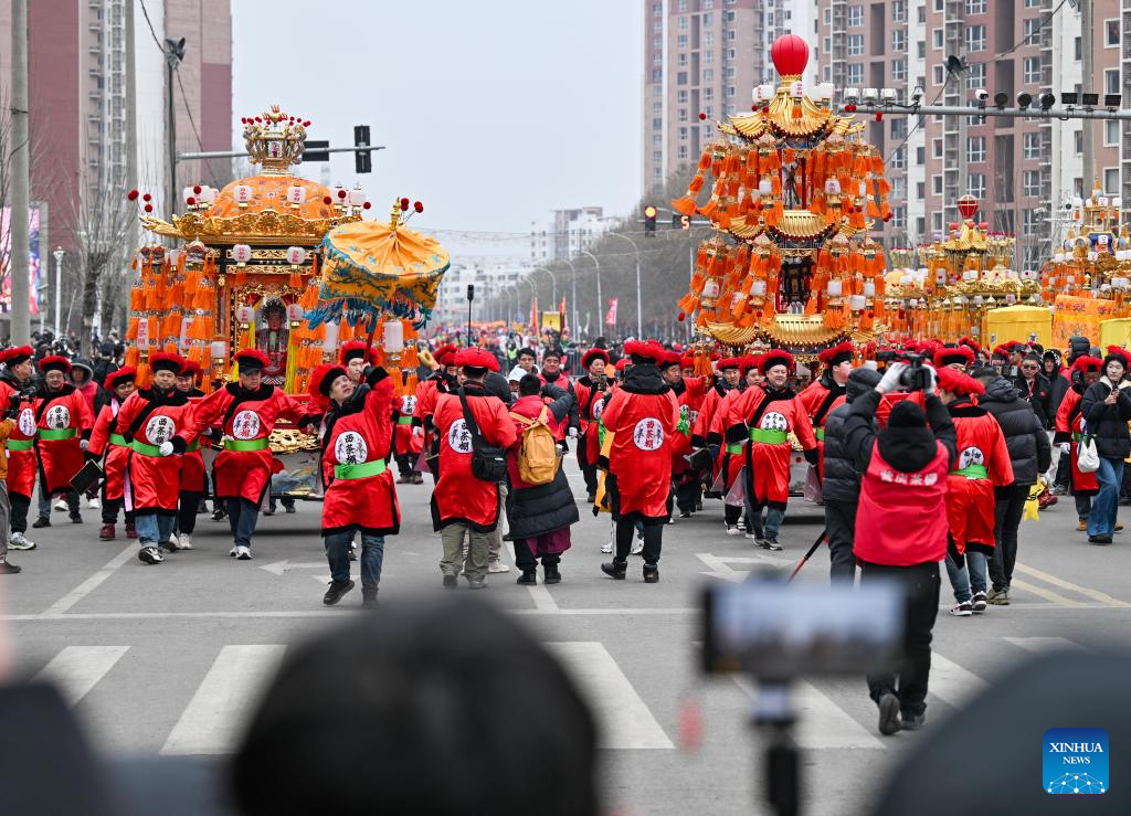 Memorial ceremony for Chinese sea goddess Mazu held in Tianjin