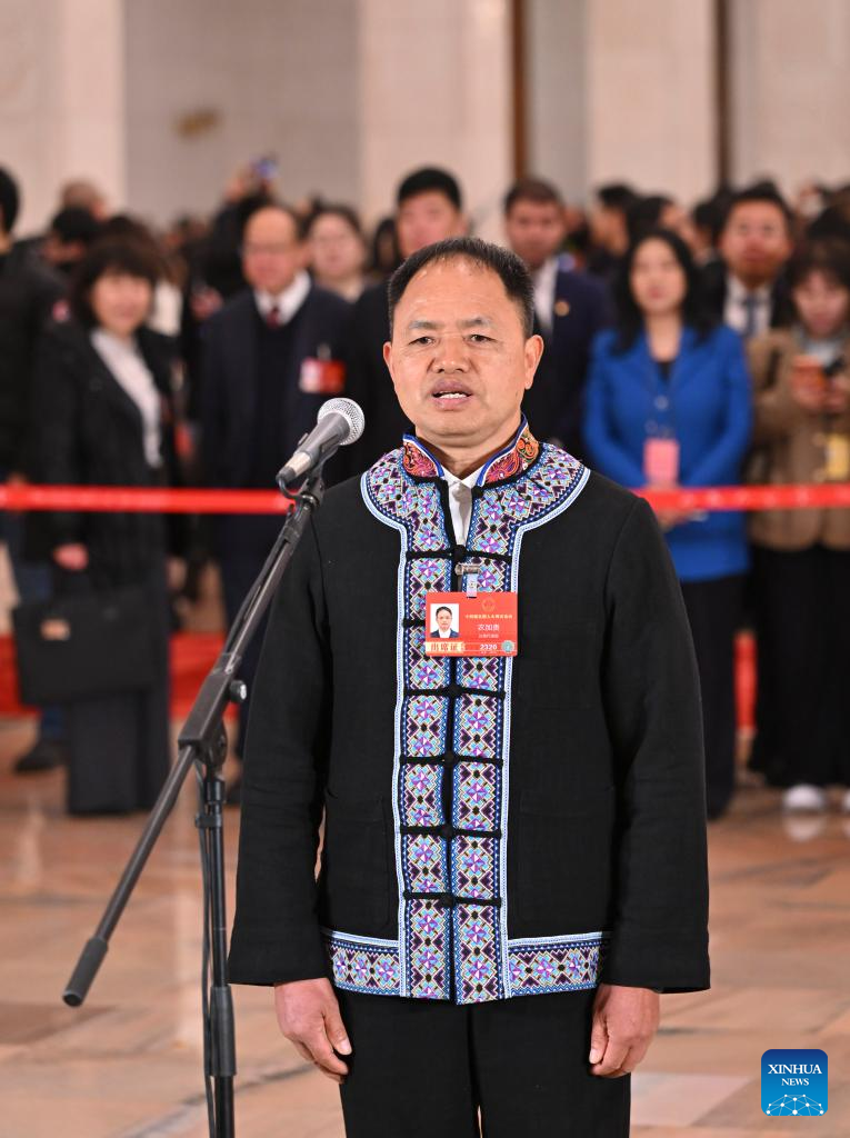 NPC deputies attend group interview ahead of annual session