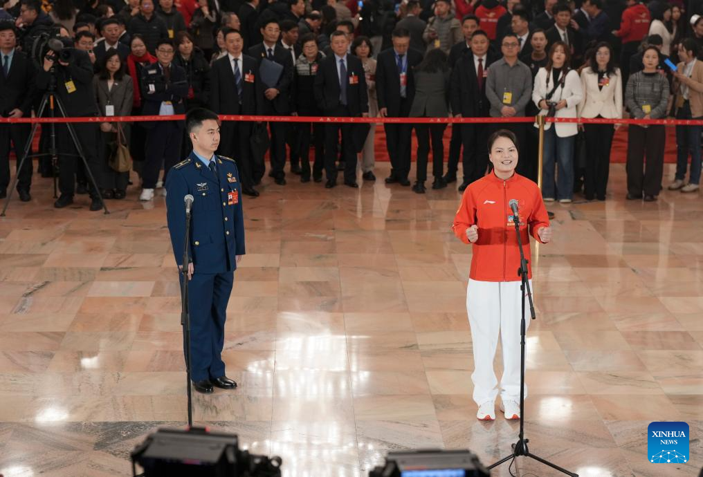 NPC deputies attend group interview ahead of annual session