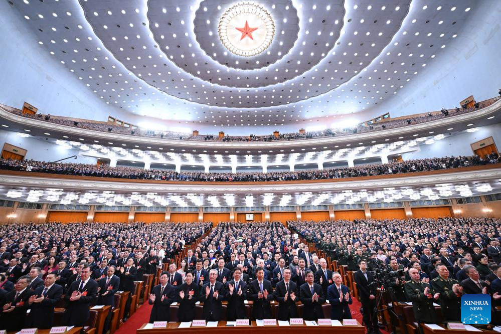 China's national legislature holds second plenary meeting