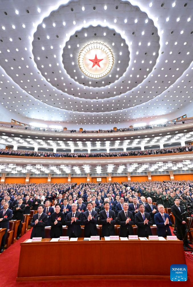 China's national legislature holds second plenary meeting