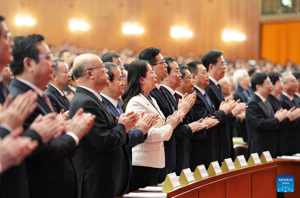 China's national legislature holds second plenary meeting