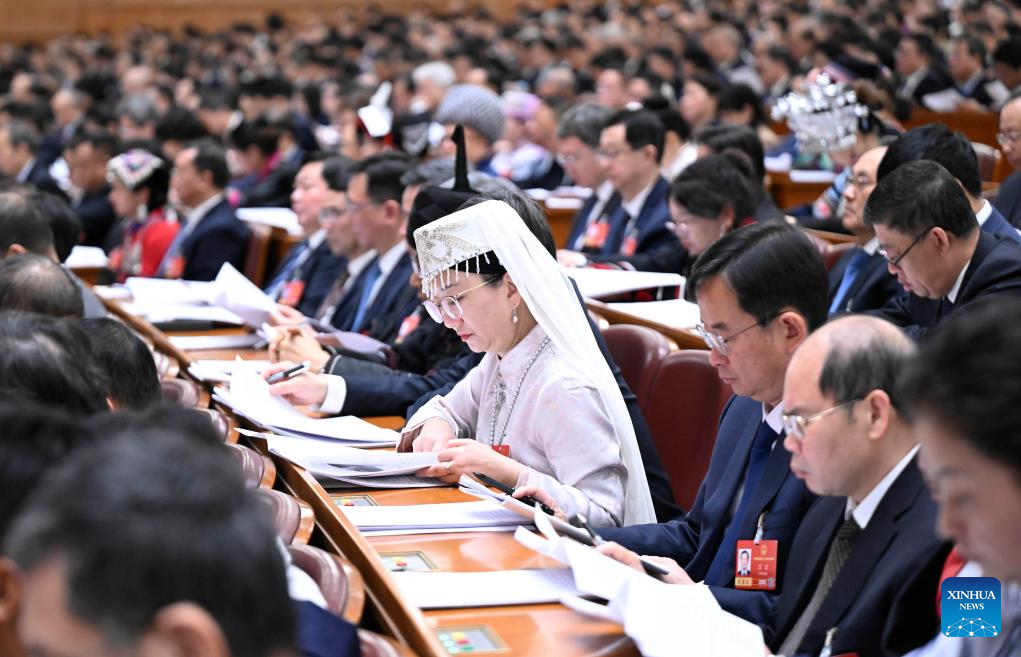 China's national legislature holds second plenary meeting