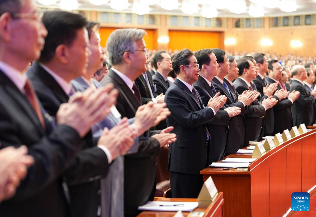 China's national legislature holds second plenary meeting