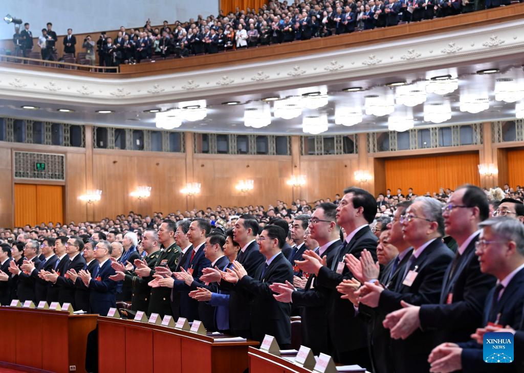 China's national legislature holds second plenary meeting