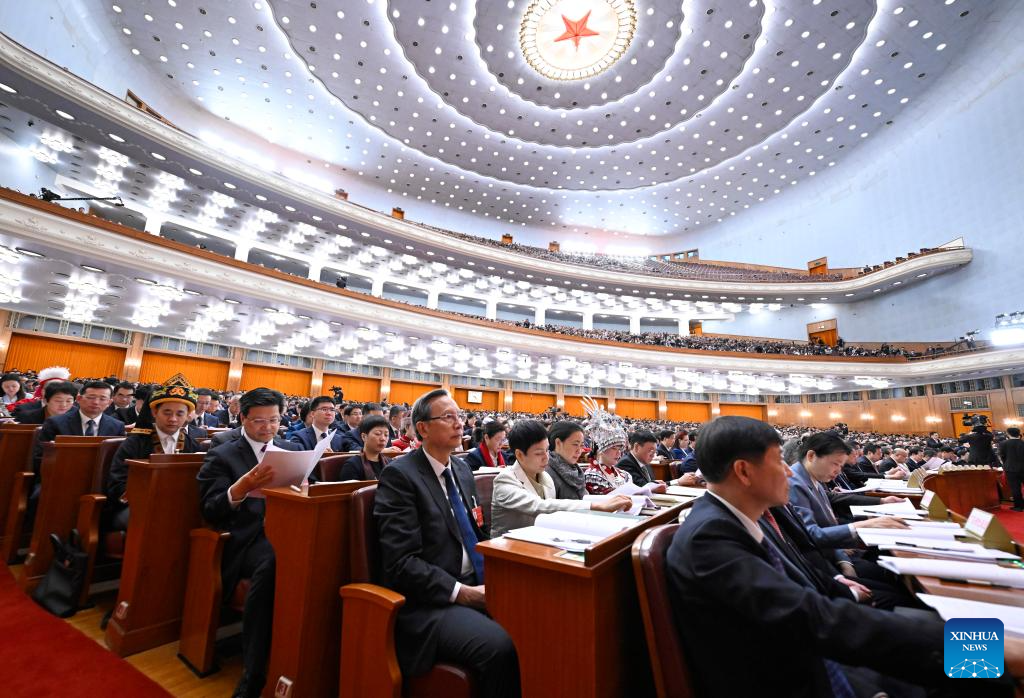 China's national legislature holds second plenary meeting