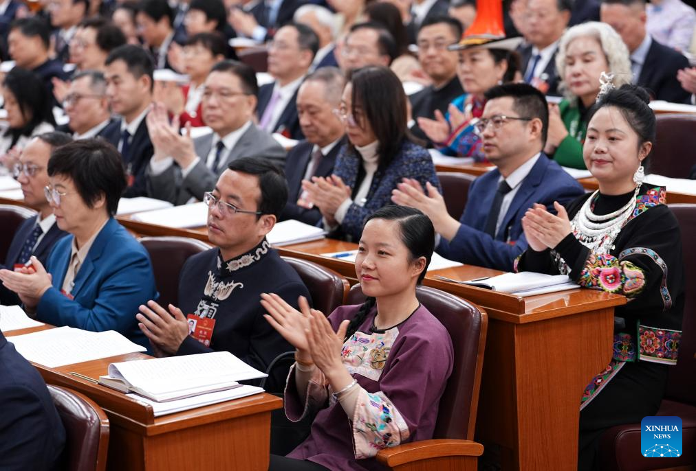 China's national legislature holds second plenary meeting