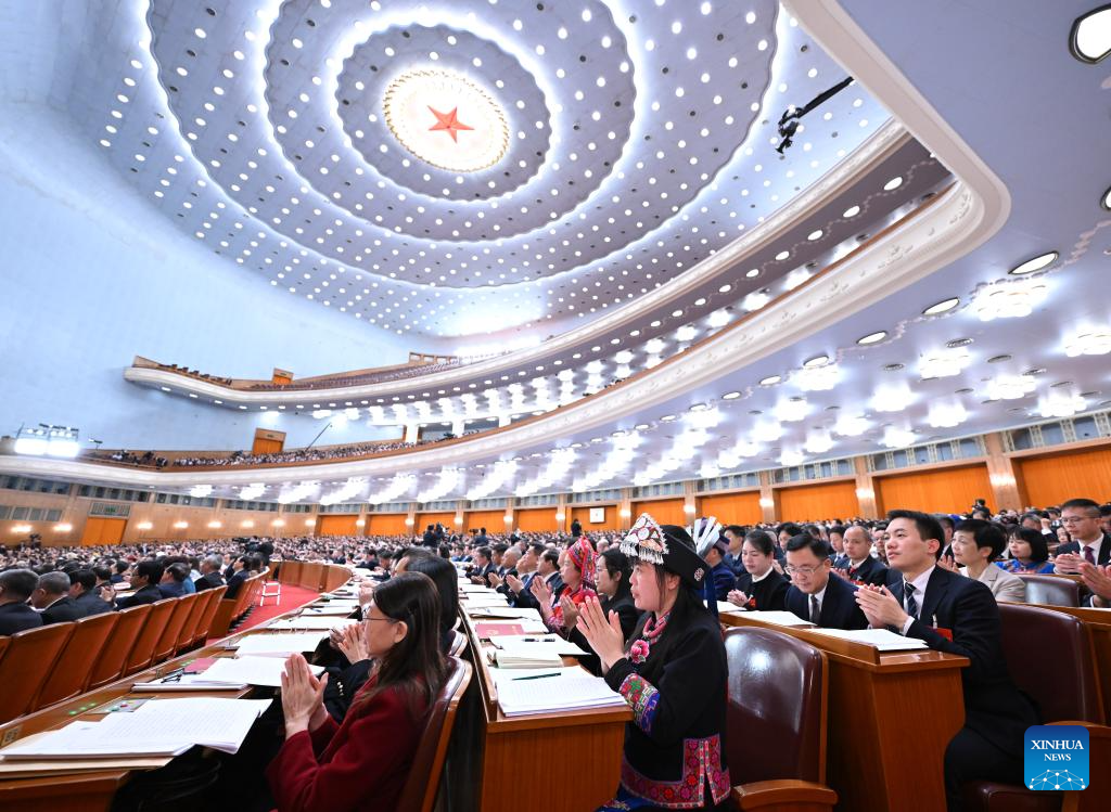 China's national legislature holds second plenary meeting