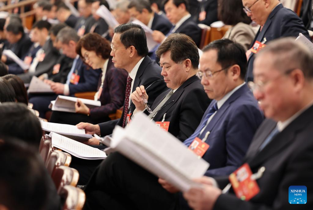 China's national legislature holds second plenary meeting