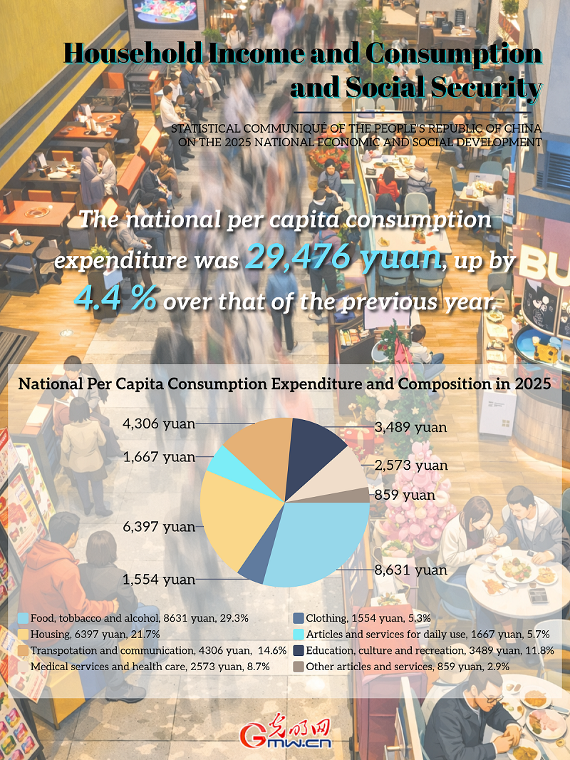 AI Infographic: China's household income and consumption and social security in 2025 AI Infographic: China's household income and consumption and social security in 2025