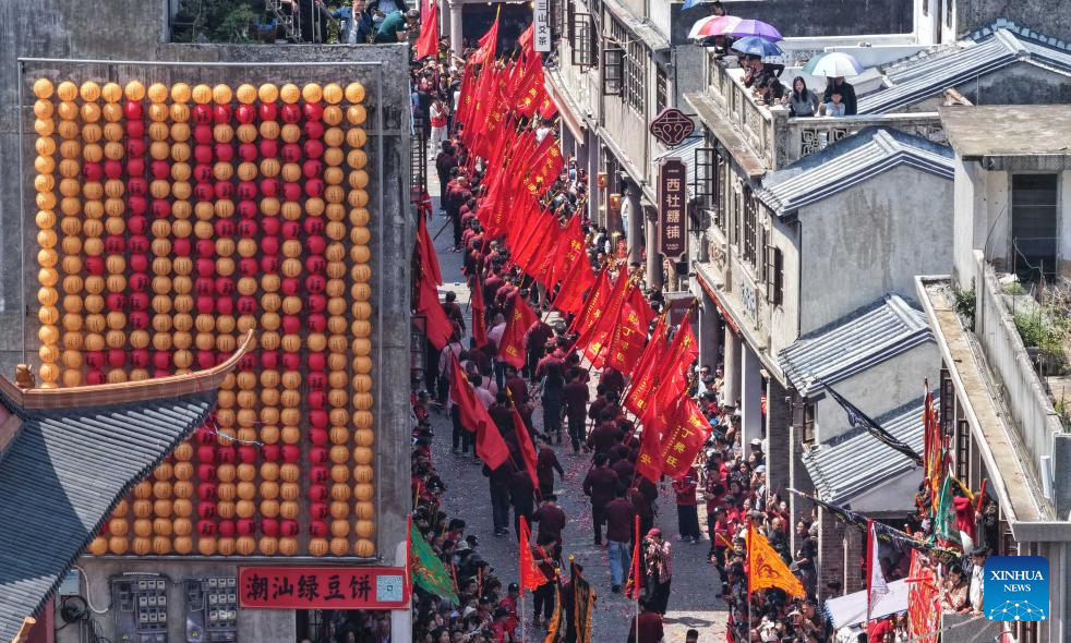 Chenghuang temple fair held in Jieyang, China's Guangdong