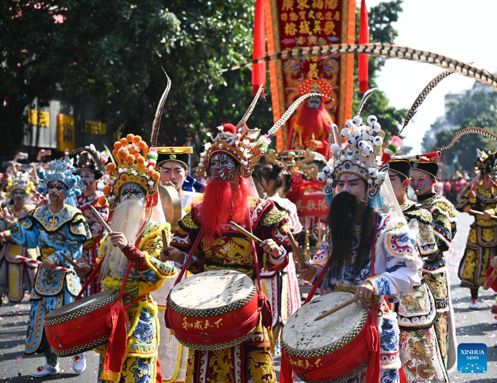 Chenghuang temple fair held in Jieyang, China's Guangdong