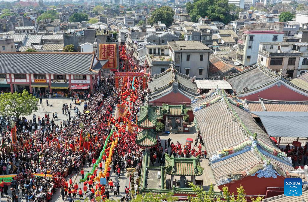 Chenghuang temple fair held in Jieyang, China's Guangdong