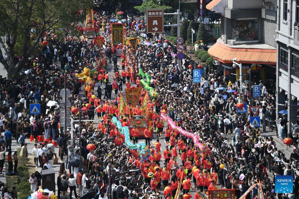Chenghuang temple fair held in Jieyang, China's Guangdong