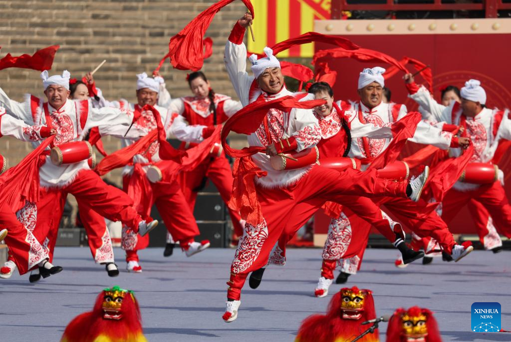 National drum contest held in China's Shijiazhuang