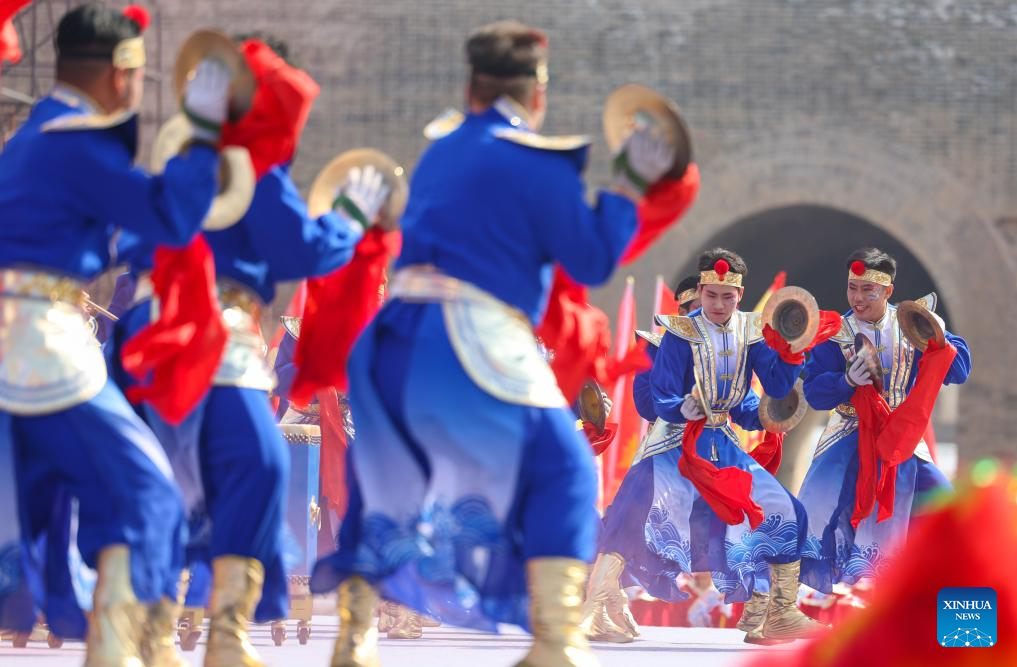 National drum contest held in China's Shijiazhuang