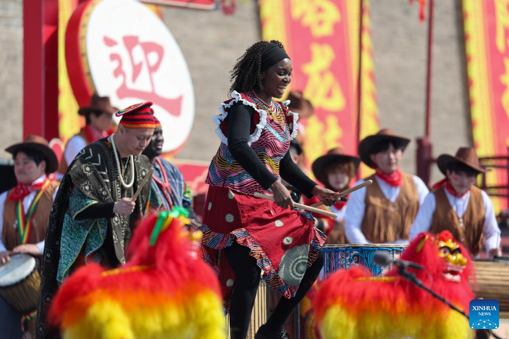 National drum contest held in China's Shijiazhuang
