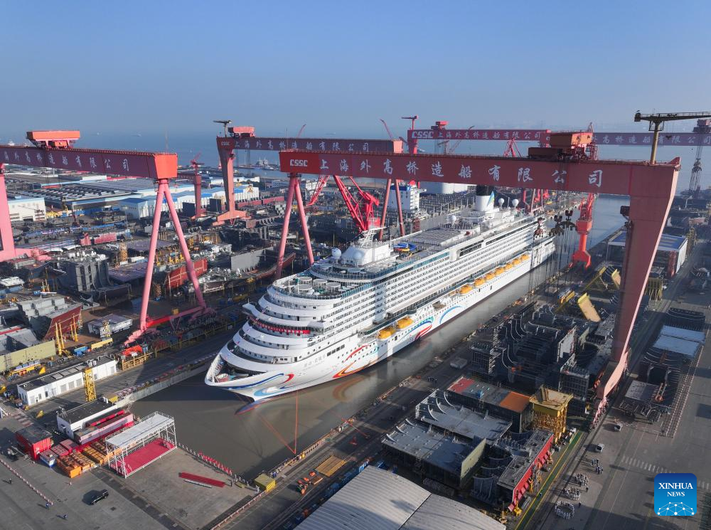 China's second homegrown large cruise ship to be delivered by year end