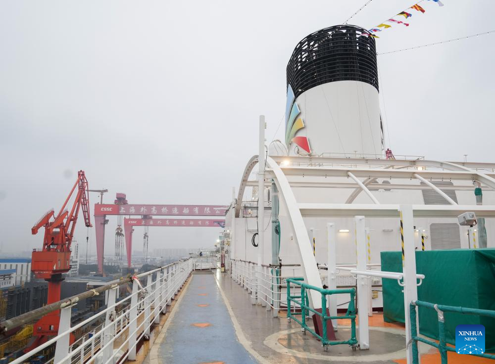 China's second homegrown large cruise ship to be delivered by year end