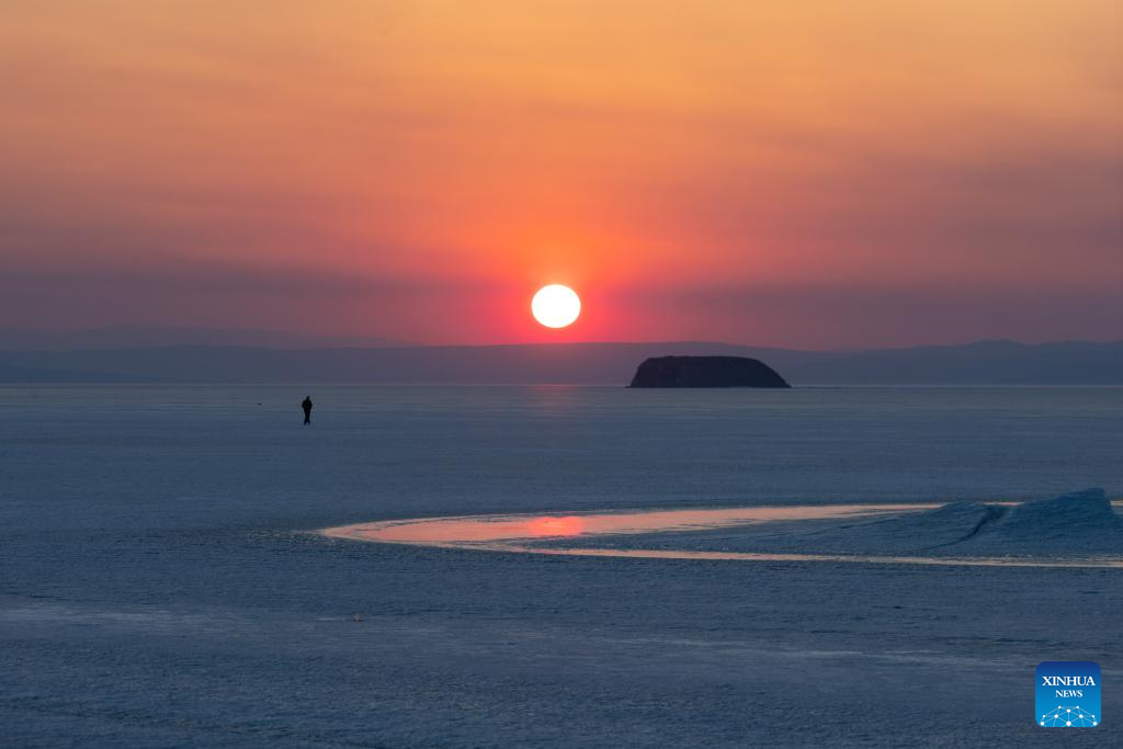 Sunset view in Vladivostok, Russia