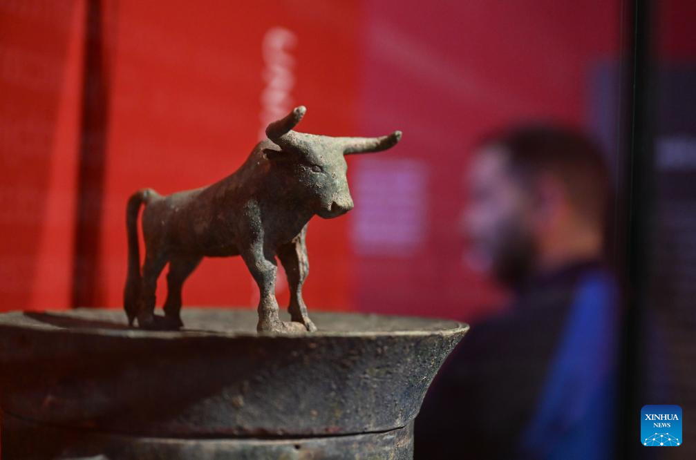Ancient bronze treasures from southwest China showcased in Spain