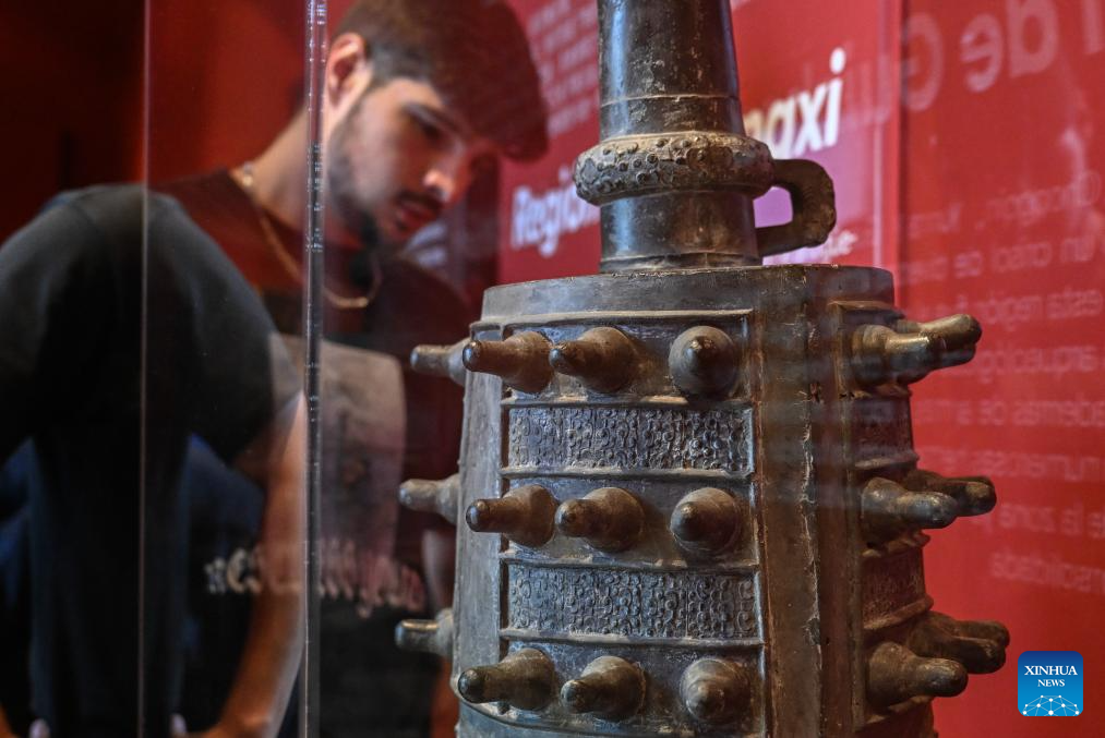 Ancient bronze treasures from southwest China showcased in Spain