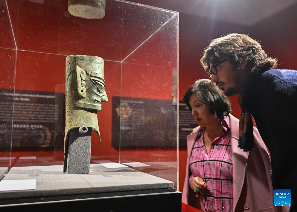 Ancient bronze treasures from southwest China showcased in Spain