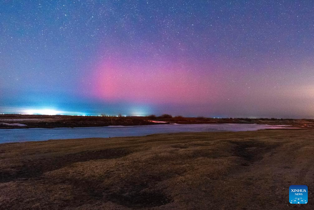 Splendid auroras witnessed in NE China's Heilongjiang
