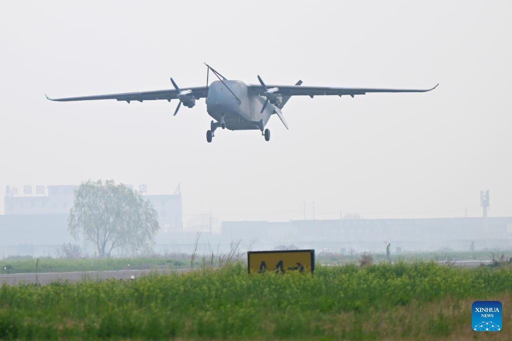 China's Changying-8 unmanned cargo aircraft completes maiden flight