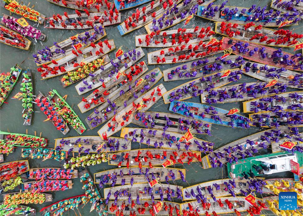 Qintong Boat Festival held in Taizhou City, China's Jiangsu