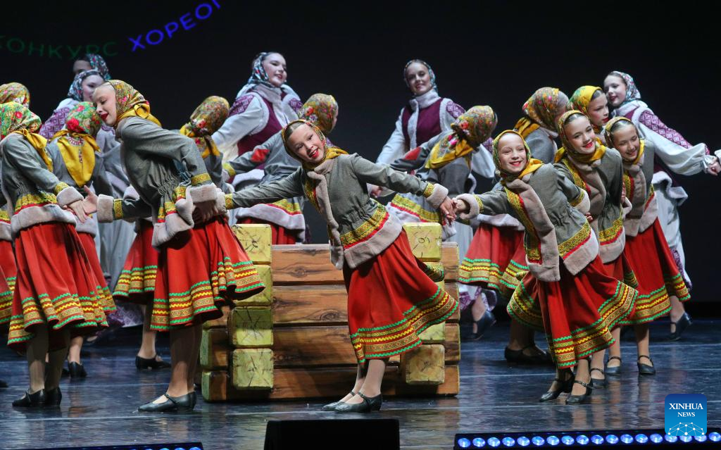 Dance contest held in Minsk, Belarus