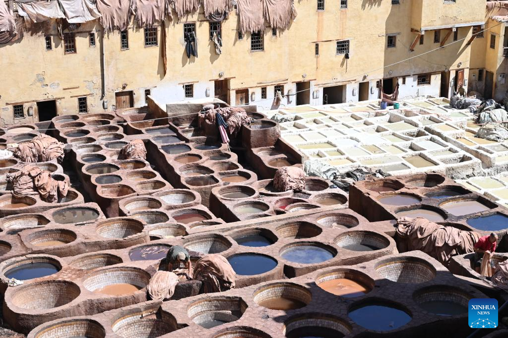 Moroccan leather tanneries preserve centuries-old traditions in Fes