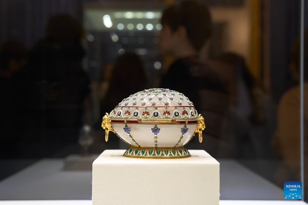 A glimpse of Fabergé Museum in St. Petersburg, Russia
