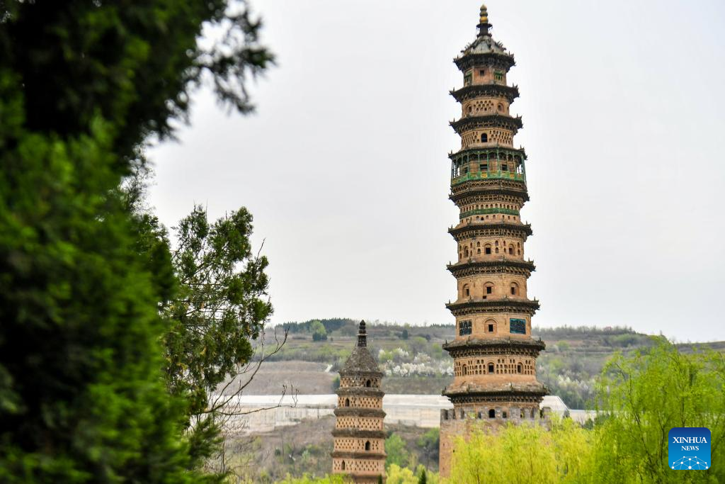 View of Haihui Academy scenic area in Jincheng City, China's Shanxi