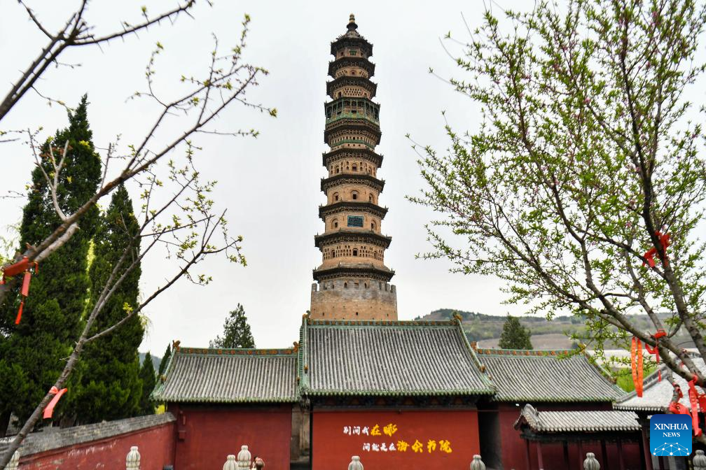 View of Haihui Academy scenic area in Jincheng City, China's Shanxi