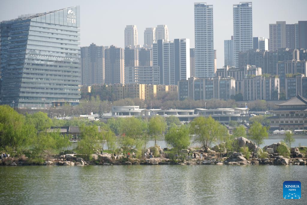 Spring view in NW China's Shaanxi