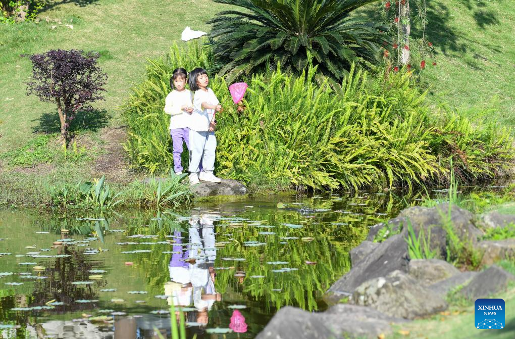 Scenery of Yudaihe park in China's Chongqing