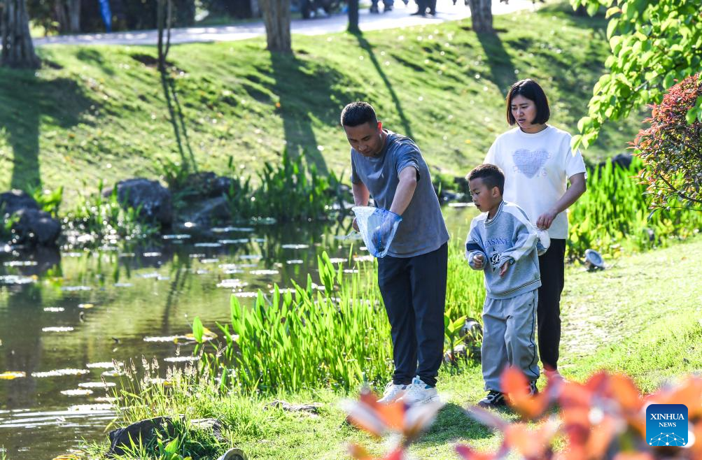 Scenery of Yudaihe park in China's Chongqing