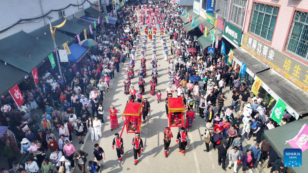 Traditional Sanyuesan Festival celebrated across China