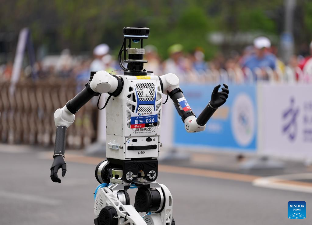 Humanoid robot surpasses human half-marathon world record in Beijing