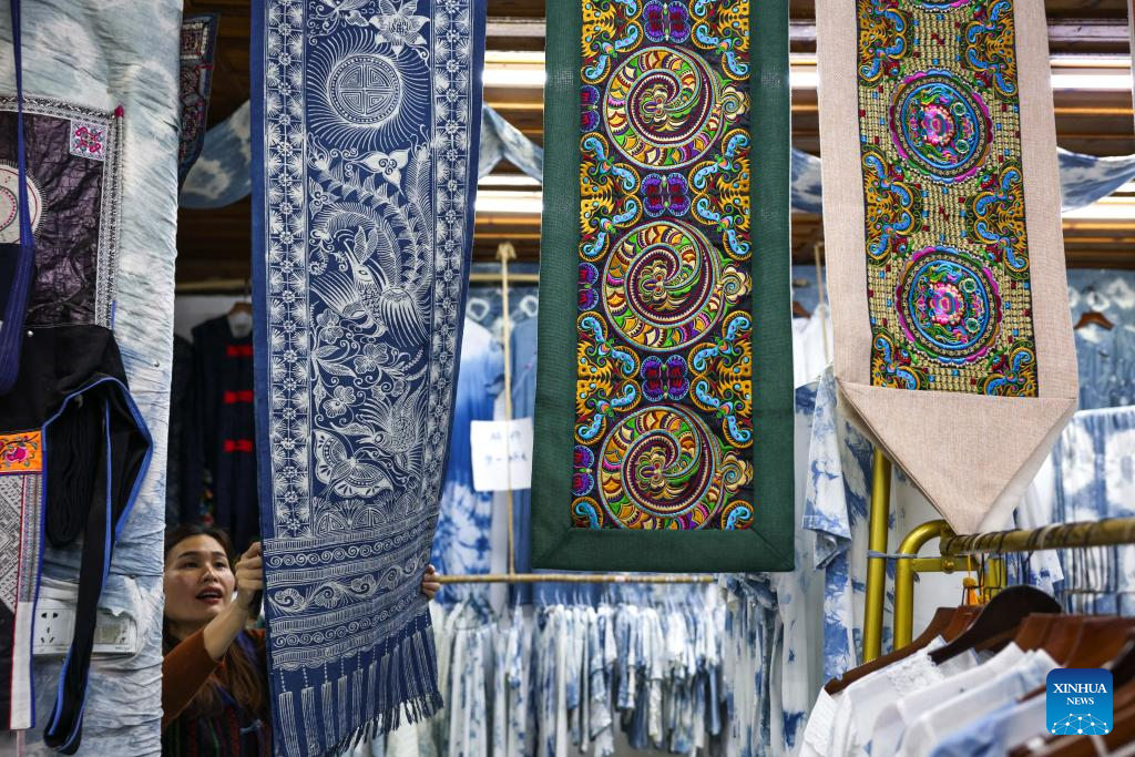Local ethnic crafts fuel rural development in Zhaoxing Dong Village, China's Guizhou