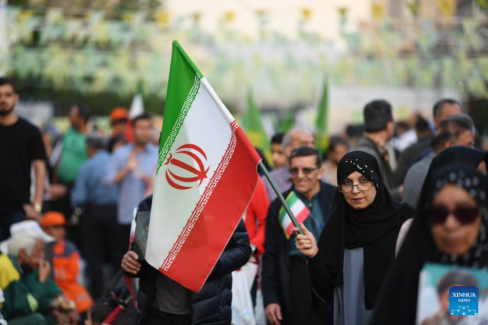 Iranians pledge allegiance to new Supreme Leader at mass rallies