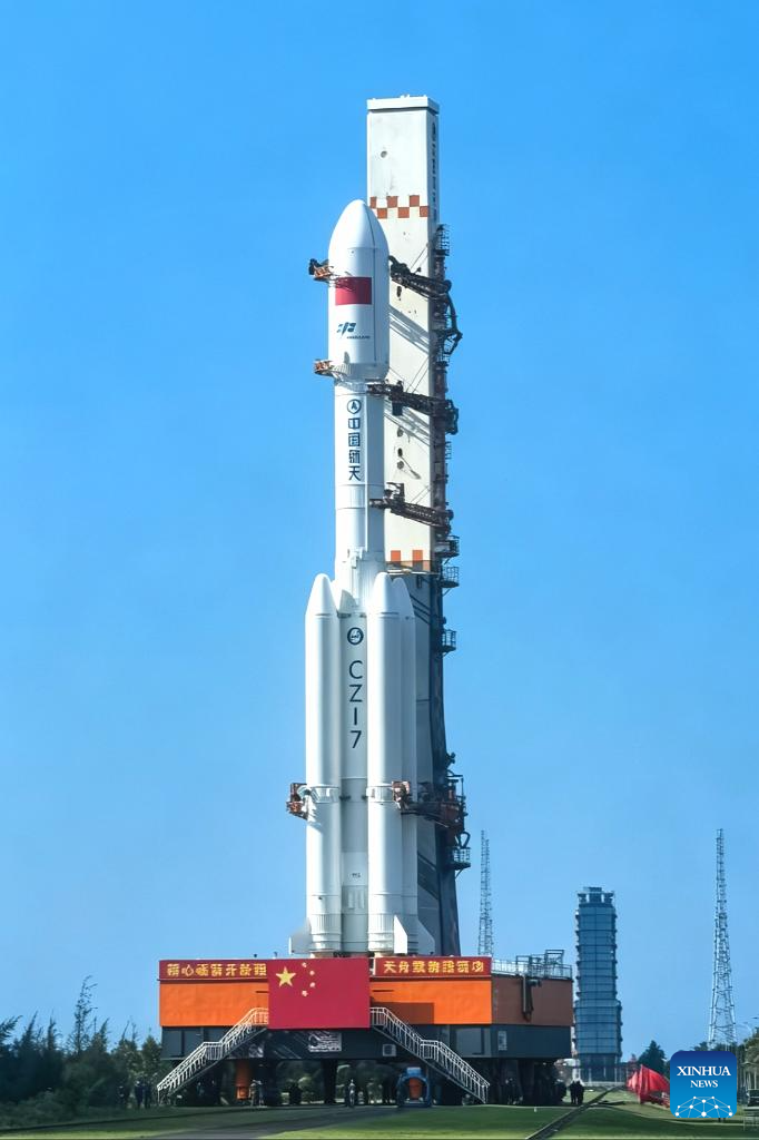 China's Tianzhou-10 cargo craft transported to launch site