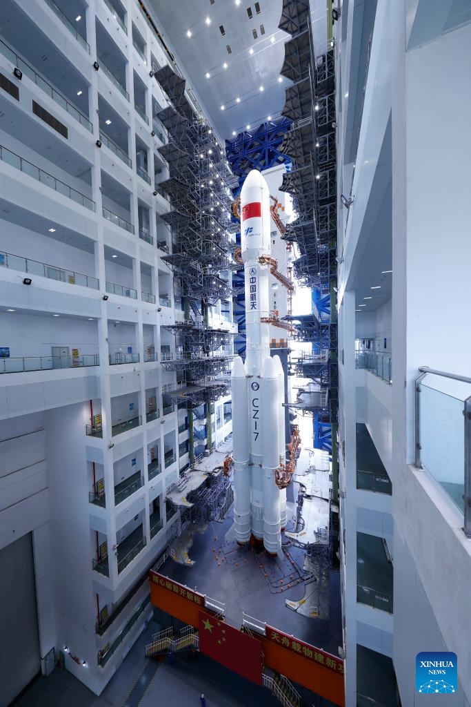 China's Tianzhou-10 cargo craft transported to launch site