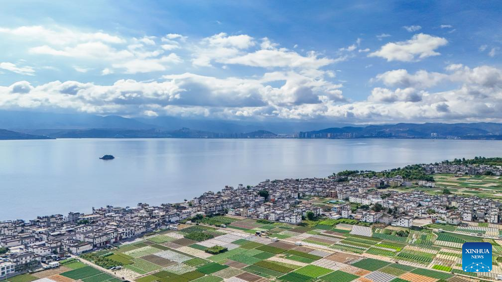 View of Erhai Lake in China's Yunnan