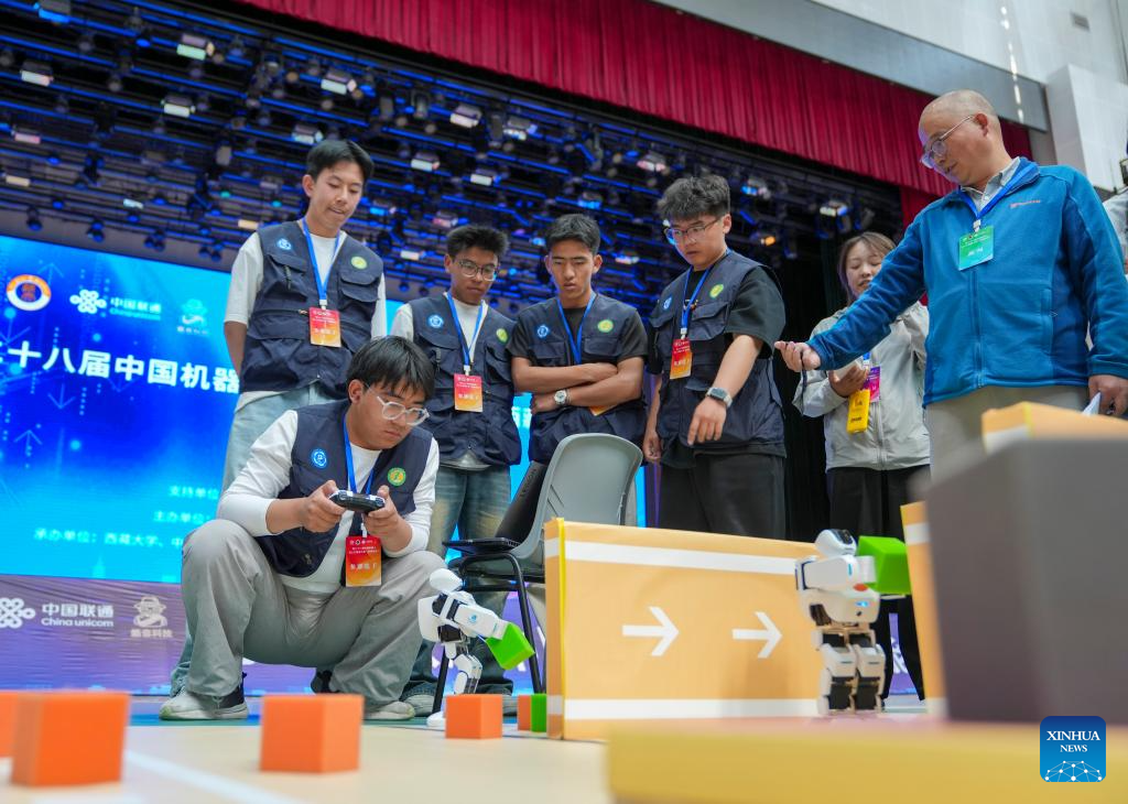 A glimpse of Xizang division of 28th China Robot and Artificial Intelligence Competition